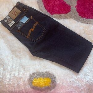 Nudie Jeans Men's Deep Indigo Straight Jeans